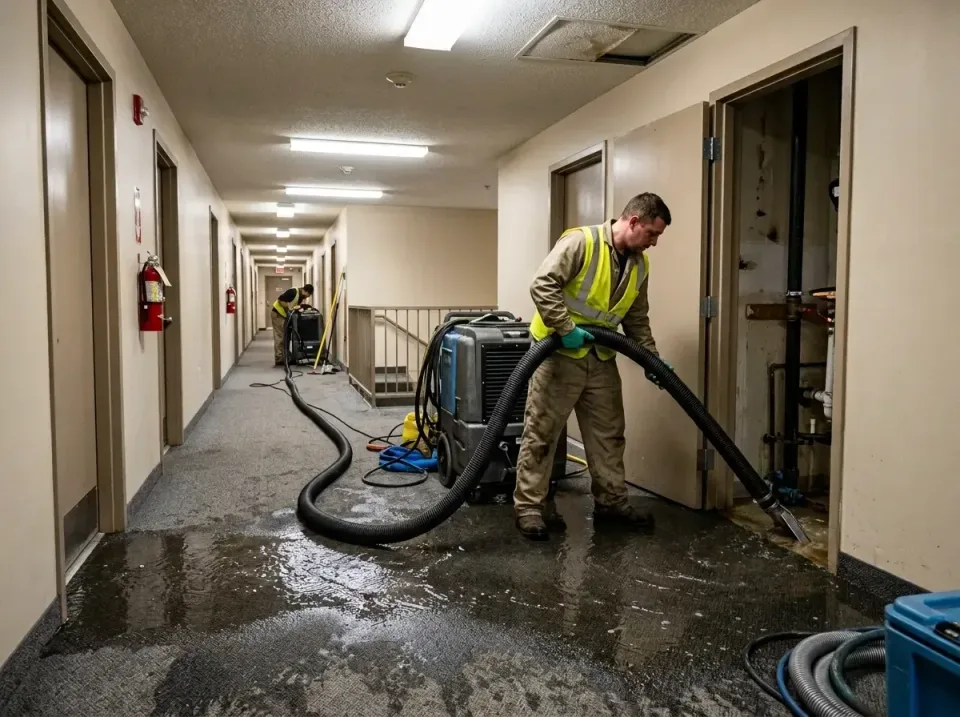 multi-unit-apartment-hallway-f-005 — frequently asked questions, Emergency Burst Pipe Water Extraction & Removal in Budd Lak…